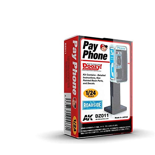 Doozy Modelworks DZ011 1:24 Pay Phone Resin Model Kit