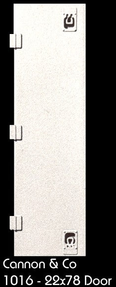 Cannon 1016 HO 22 x 78" Latched Hood Doors (Pack of 8)