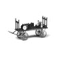 Jordan Products 301 HO Railroad Depot Baggage Wagon with Luggage Kit