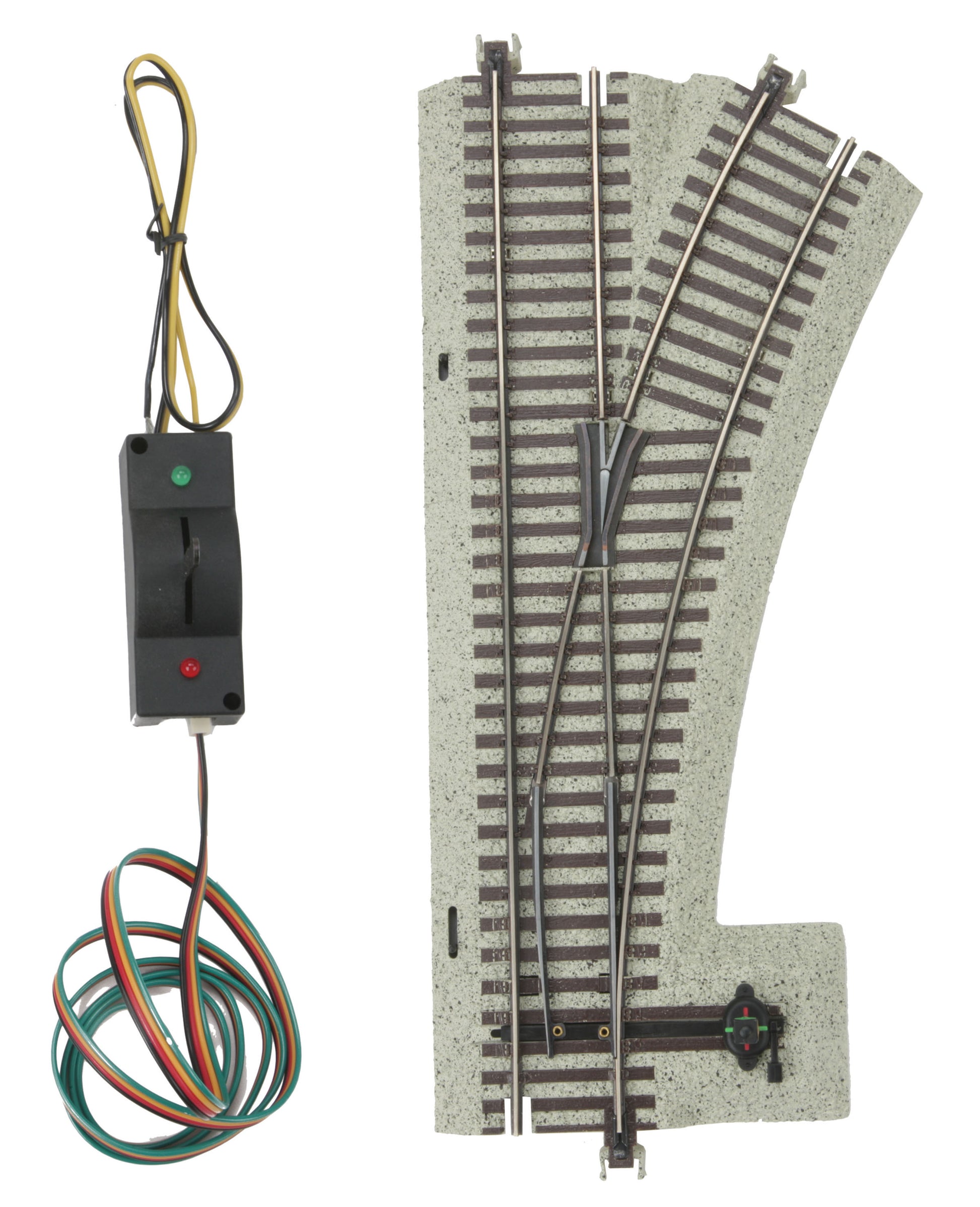 MTH 35-1018 S Nickel Silver #3 Remote Control Right Hand Switch Turnout