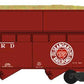 Bowser 60228 HO Seaboard Railroad 70 Ton Wood Chip Hopper Car Kit #36095