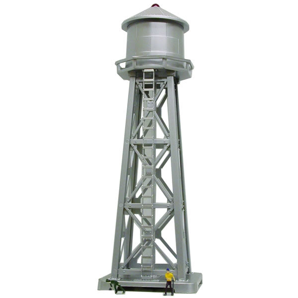 Model Power 2630 N Flashing Water Tower Built-up w/Figures