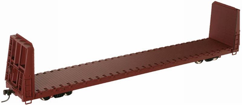 Atlas 20000609 HO Undecorated Short Bulkhead Flat Car