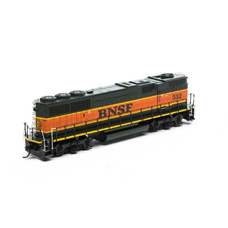 Athearn 88869 HO Burlington Northern & Santa Fe RTR GP60B Diesel Locomotive #332