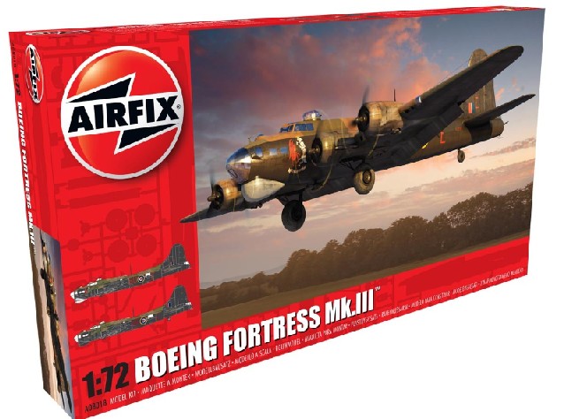 Airfix Products A08018 1:72 Boeing Fortress MK.III Military Aircraft Plane Kit