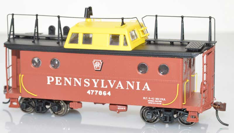 Bowser 42540 HO Pennsylvania Shadow Keystone N-5C Caboose with Antenna #477959