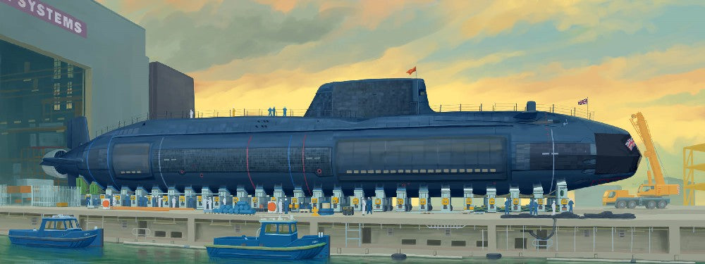 Trumpeter 05909 1:144 HMS Astute Plastic Model Kit