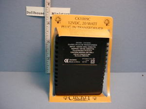 Cir-Kit Concepts 1009C 1:12 12V 20 Watt Plug-In Transformer