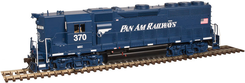 Atlas 10002415 HO Pan Am GP40 High Nose Locomotive Gold Series (Blue/White) #382