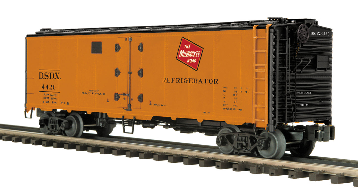 MTH 20-94411 O Milwaukee Road 40' Steel Side Reefer