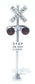 NJ International 2095 N Crossbucks Signal (Set of 2)