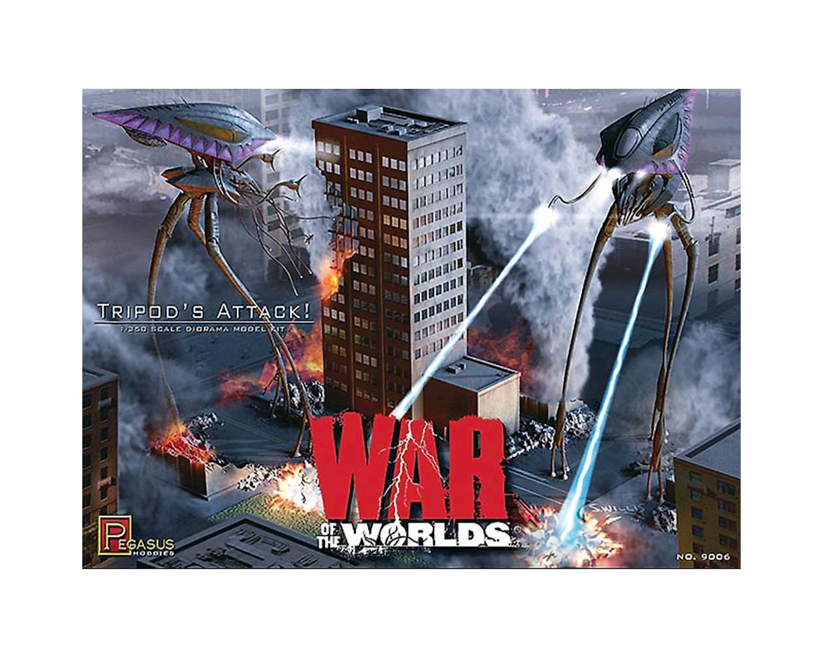 Pegasus Hobby 9006 1:350 Tripods Attack Diorama Kit