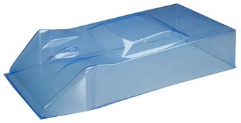 RJ SPEED 1058 1:8 Mega Wedge 2 Dirt Oval Clear Body