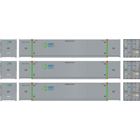 Athearn 72585 HO COFC Logistics 53' CIMC Container Ready-to-Run #1 (3)