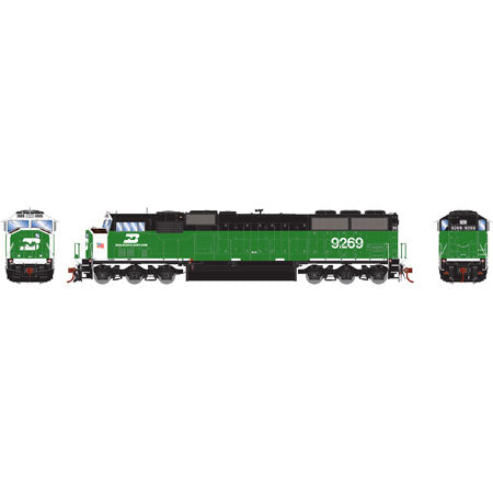 Athearn G67321 HO Burlington Northern SD60M Diesel Locomotive #9269