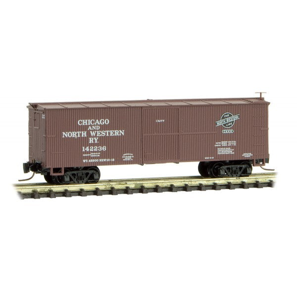 Micro Trains 51500192 Z Scale Chicago & North Western 40' Boxcar LN/Box