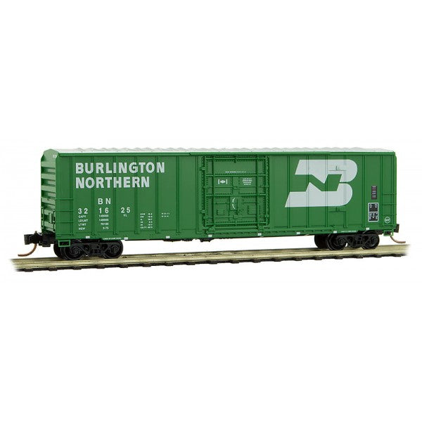 Micro-Trains 02700430 N BN 50' Rib Side Plug Door Boxcar w/o Roofwalk #321625 LN/Box