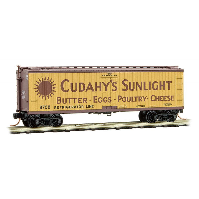Micro-Trains 04900770 N Cudahy Refrigerator Line 40' Wood Reefer #8702 NIB