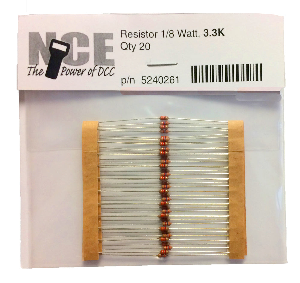 NCE 0261 HO Resistor 3300 Ohm 18 Watt (20)