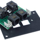 NCE 0207 UTP Cab Bus Fascia Panel RJ12 with RJ12 Plugs