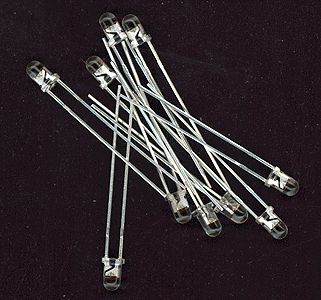 NCE 0218 LED Bulbs 3mm Golden Glow Pack (10)