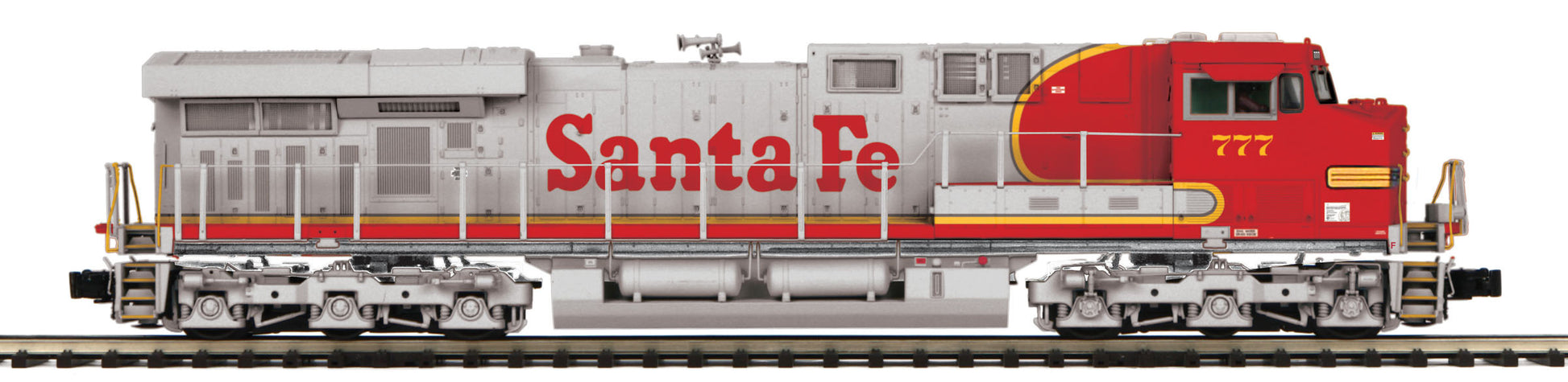 MTH 20-20741-1 Santa Fe ES44AC Diesel Engine w/PS3 #777 (Hi-Rail)