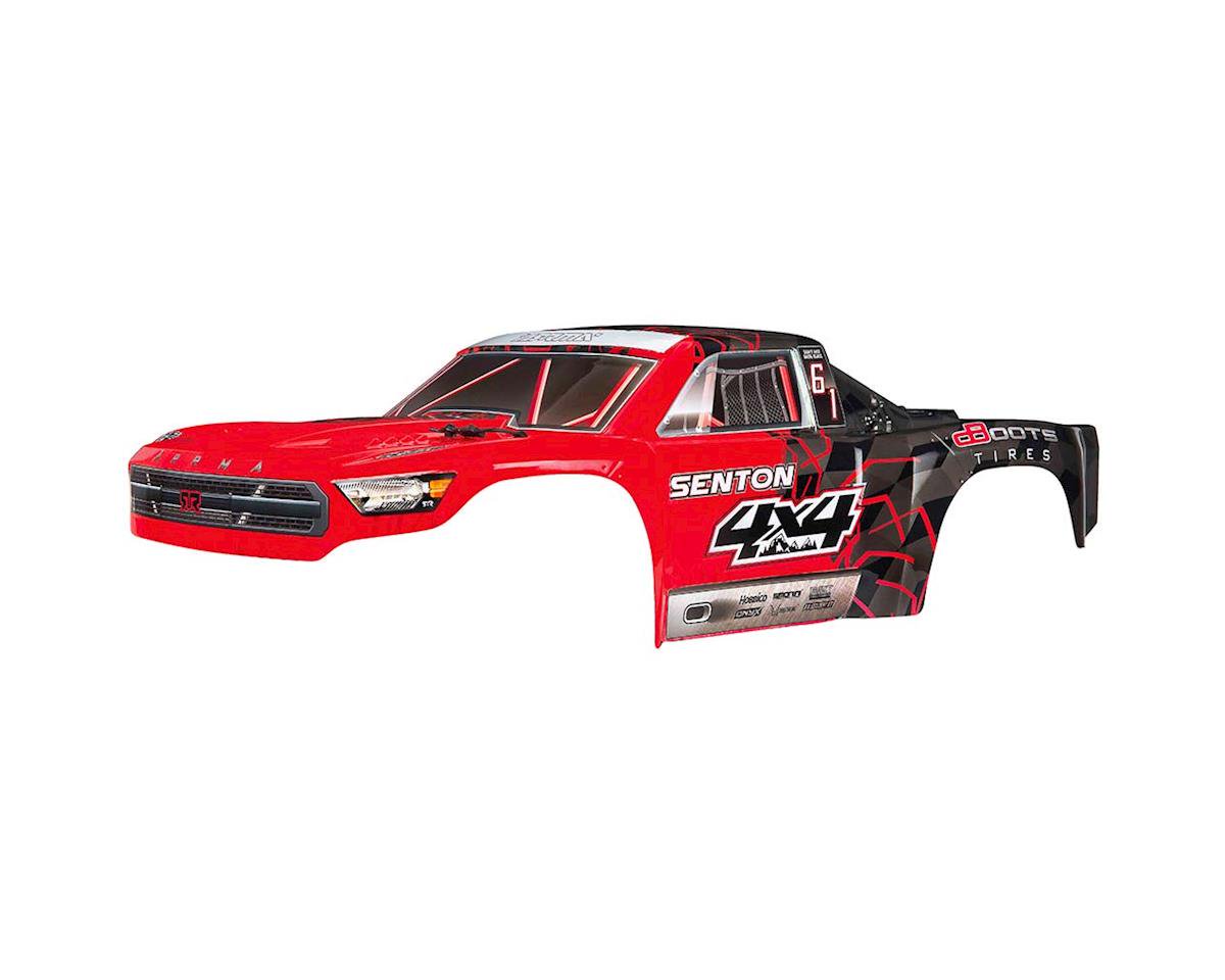ARRMA AR402251 Body Painted Decal Trim Red Senton 4x4 Mega