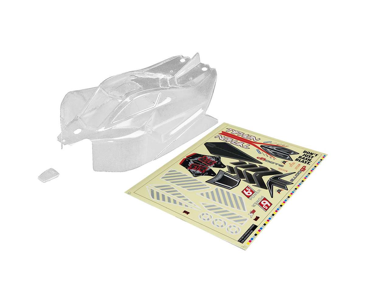 ARRMA AR406106 Body Clear with Decals Typhon 6S BLX