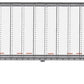 Walthers 949-2453 HO Scale 53' Stoughton Trailer - JB Hunt (Pack of 2)