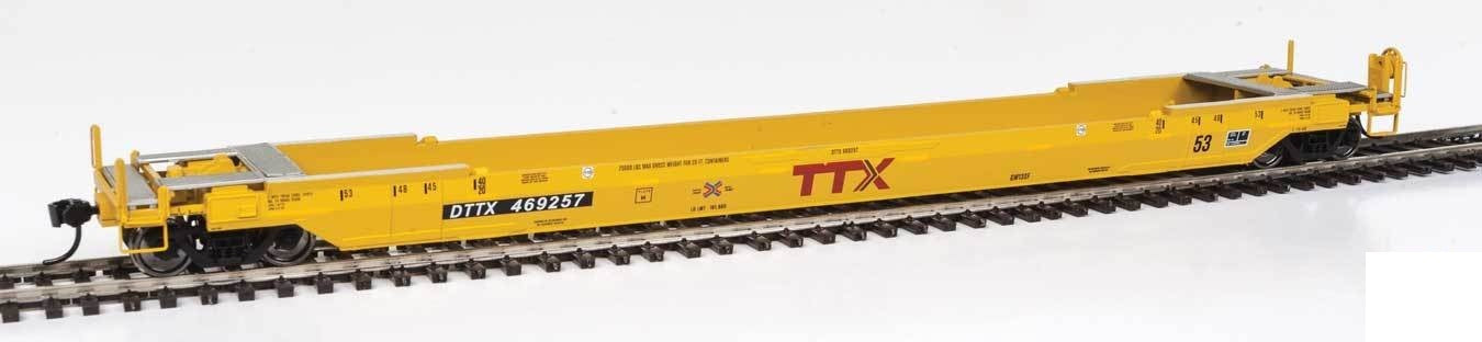 Walthers 920-109021 HO TTX Gunderson Rebuilt 53' Well Car #469257