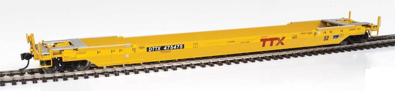 Walthers 920-109020 HO TTX Gunderson Rebuilt 53' Well Car #475475