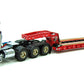 WSI 34-2024 1:50 Red Kenworth T800 8x4 Day Cab with 4-Axle Rogers Lowboy Trailer