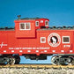 USA Trains R12110 G Red/Silver Great Northern Extended Vision Caboose