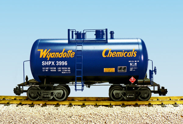 USA Trains R15210 G Wyandotte Chemicals Beer Can Tank Car (Blue)