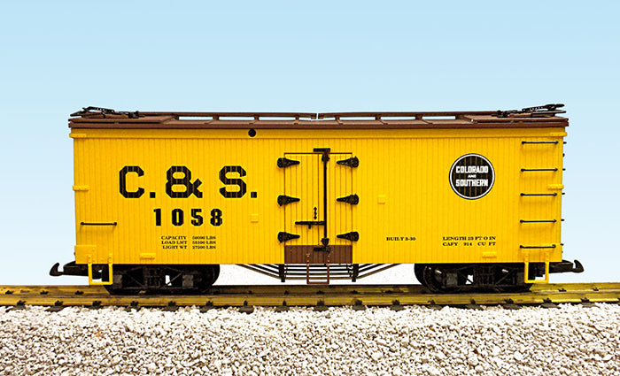 USA Trains R16021B G Colorado & Southern U.S. Refrigerator Cars #1058
