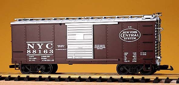 USA Trains R19054D G New York Central Simulated Steel Box Car #88163  LN/Box