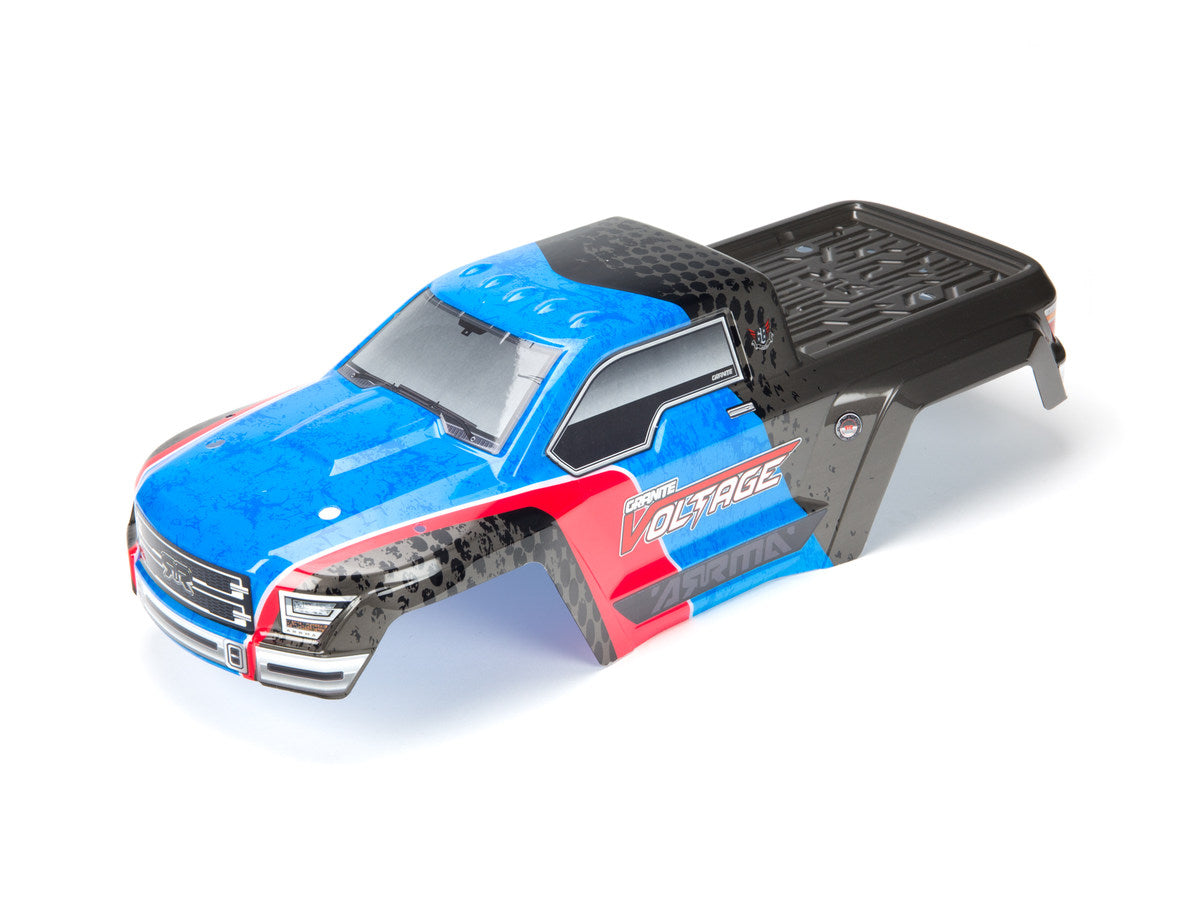 ARRMA AR402198 Granite Voltage Mega SRS Painted Decaled Trimmed Body