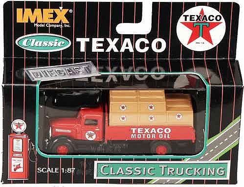 Imex 870172 1:87 Texaco Peterbilt Flatbed Truck with Loader Kit