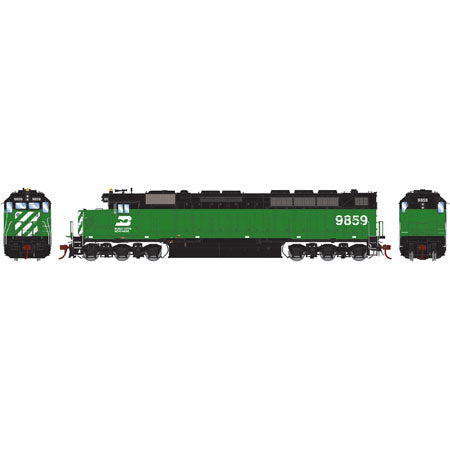Athearn G63692 HO BN SDP45 Diesel Locomotive with DCC & Sound #9859