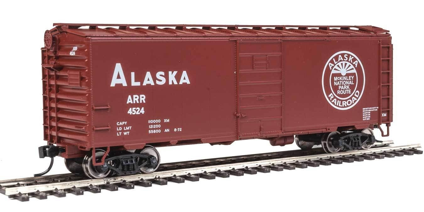 Walthers 910-2388 HO Alaska Railroad 40' PS-1 Boxcar RTR #4524