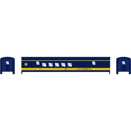 Roundhouse 84355 HO Alaska Streamline RPO #111