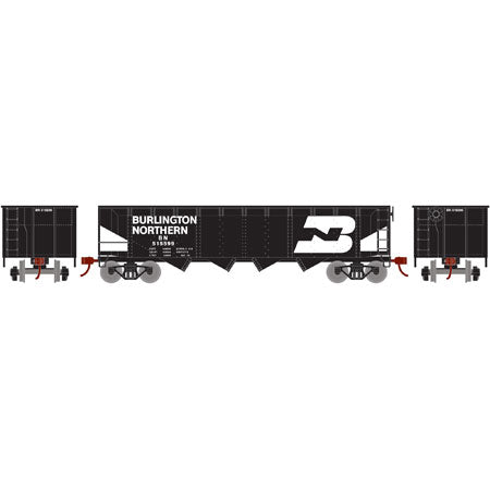 Roundhouse 88005 HO Burlington Northern 40' 4-Bay Offset Hopper #515599 NIB
