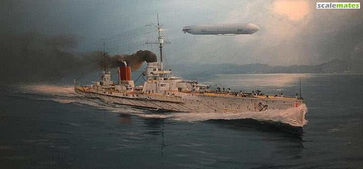 Hobby Boss Models 86510 1:350 SMS Seydlitz Battleship Plastic Model Kit