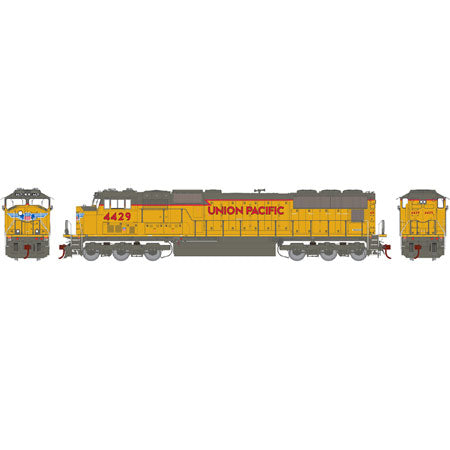 Athearn G69261 HO UP/Yellow/Frame/Stripe SD70M Diesel Locomotive #4429