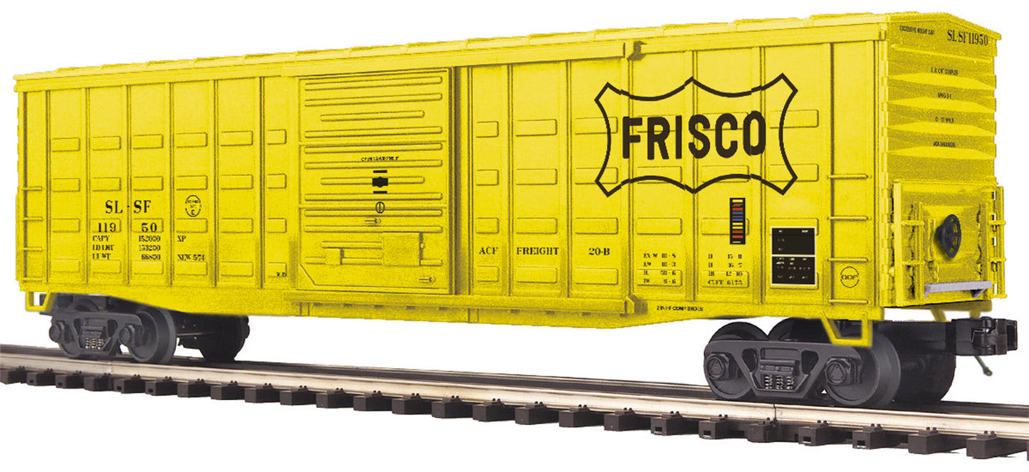 MTH 20-93730 O Gauge Frisco 50' Waffle Boxcar #11950