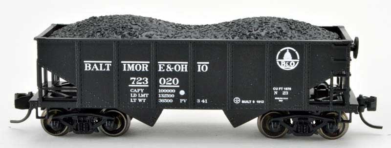 Bowser 37858 N Scale Baltimore & Ohio GLa 2-Bay Hopper #723064