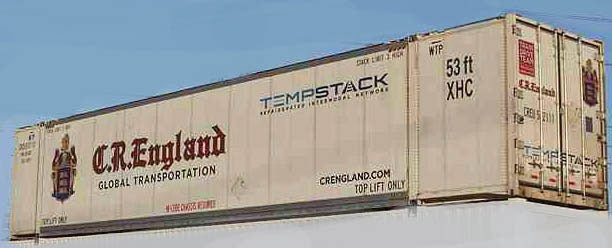 Con-Cor 0004-088154 HO JR England 53' Reefer Container (2)