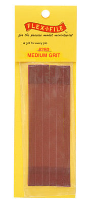 Flex-I-File 280 Orange Medium Grit Tapes - 280 Grit (Pack of 6)