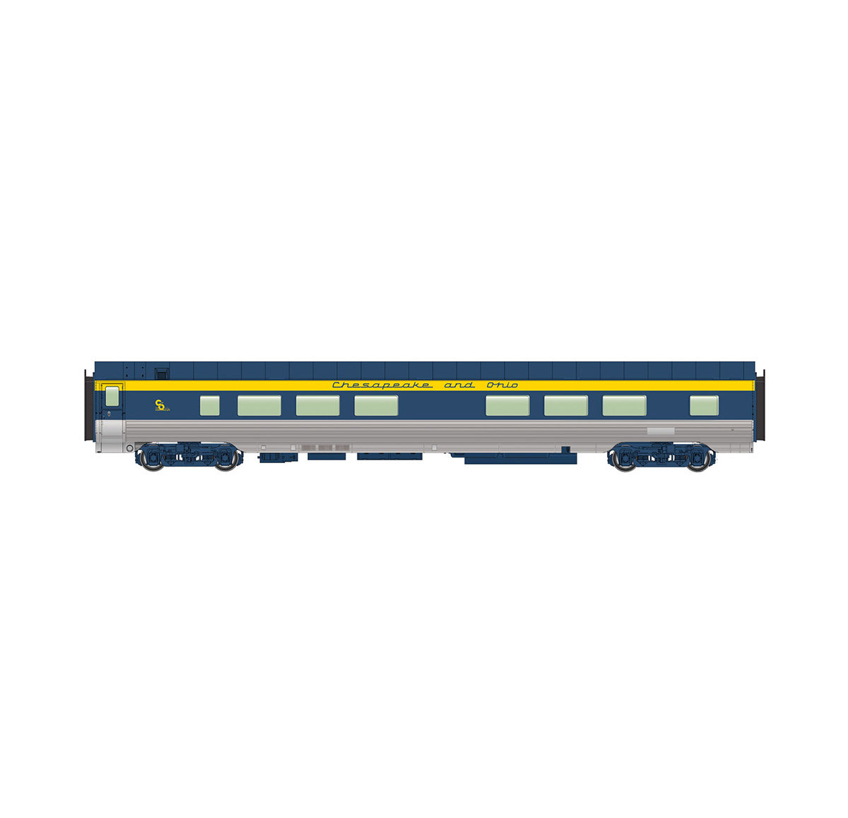 Walthers 920-9502 HO Chesapeake & Ohio 85' Pullman-Standard 52-Seat Coach LN/Box