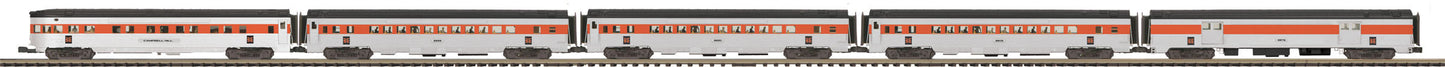 MTH 20-65269 O New Haven 70' Streamlined Passenger Car Set (Set of 5)